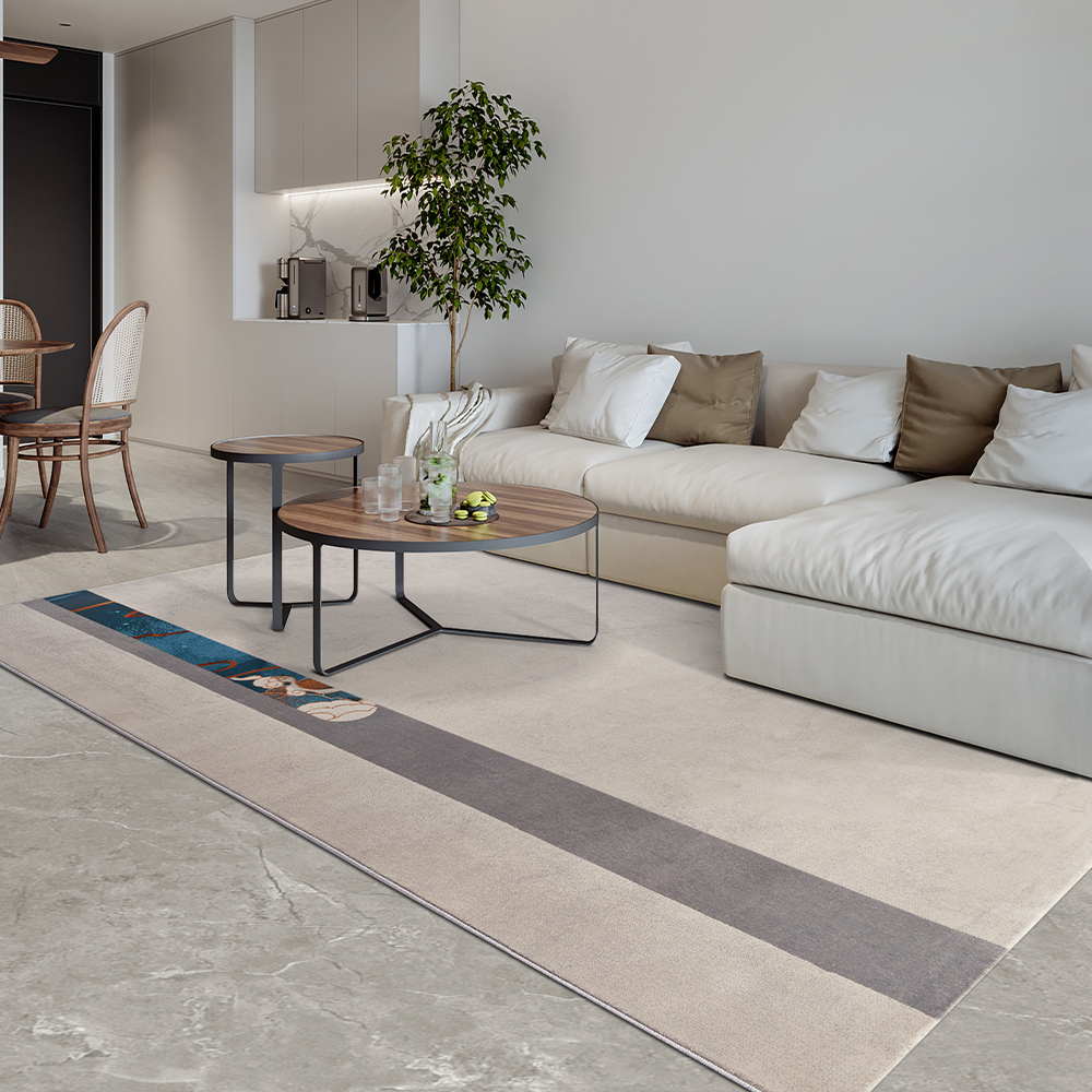 Thảm trải sàn họa tiết đan xen cổ điển FDC2893